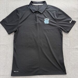 Nike Golf UNC Tar Heels Dri-FIT Victory Solid Polo 2.0 Black GM1031 Mens Medium